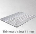 Aluminum Bluetooth Wireless Keyboard Case Apple iPad 2