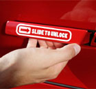 Slide to unlock sticker
