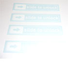 Slide to unlock sticker